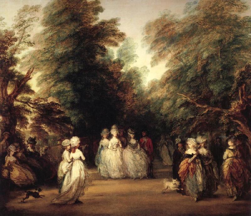 Thomas Gainsborough The mall in St.James's Park Sweden oil painting art
